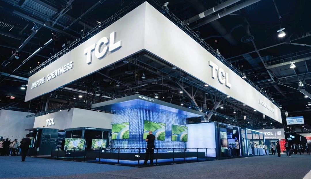 TCL CSOT Appeared in the 2023CES Main Exhibition Hall, Leadi