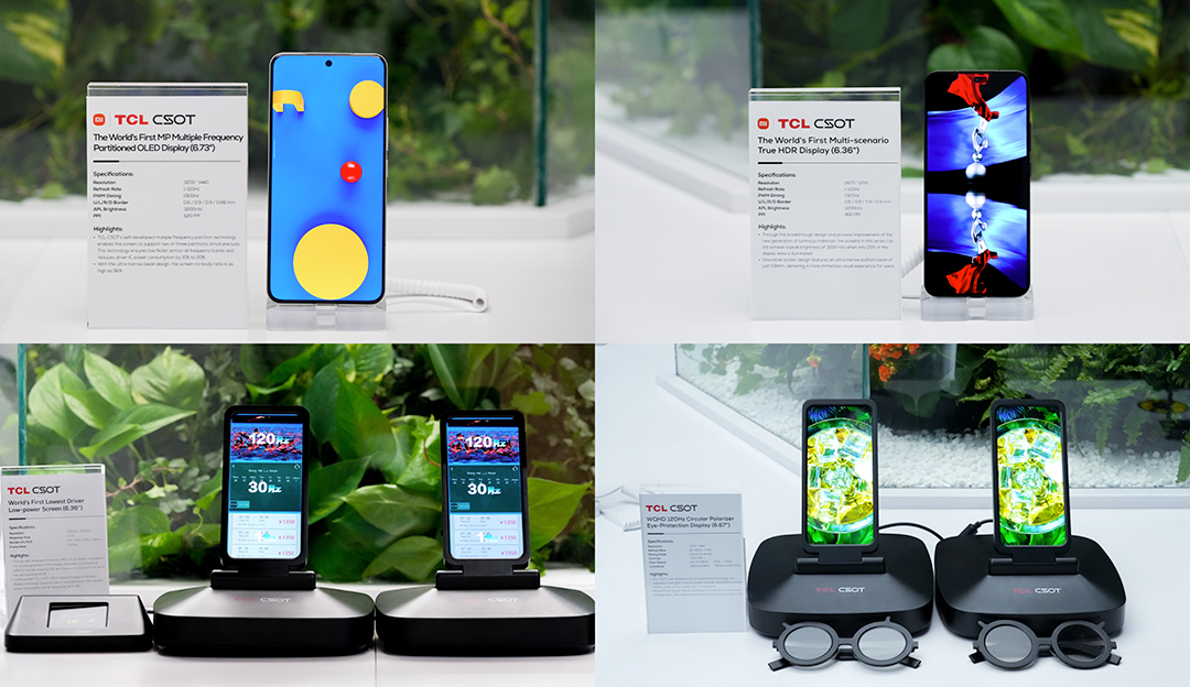 TCL CSOT Showcases World-First Mobile Di